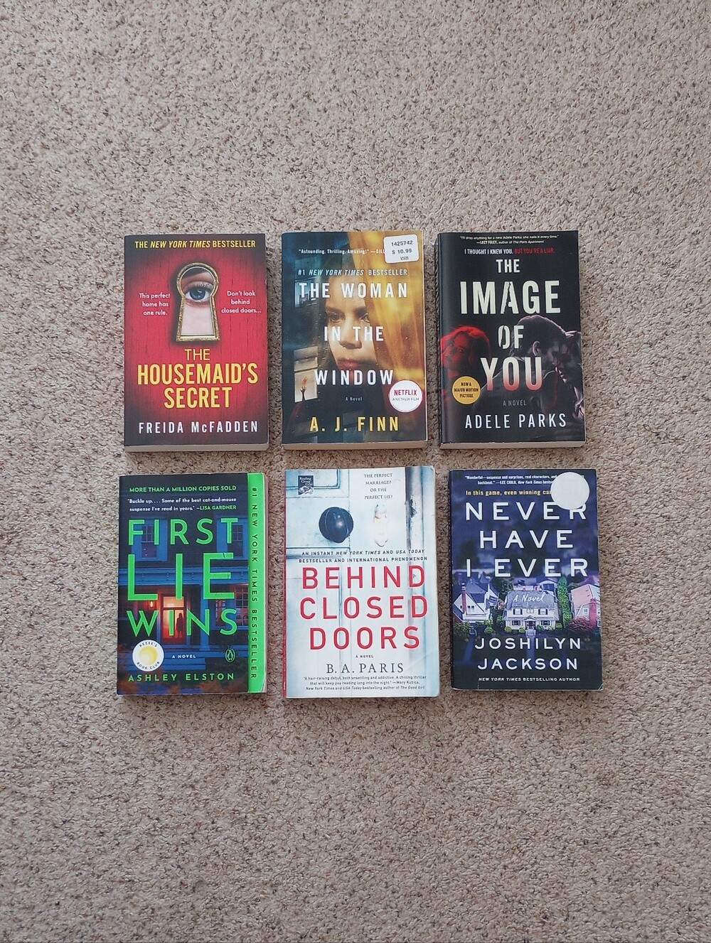 Lot Of Books Thriller Suspense Mystery The House Maid First Lie Wins And More